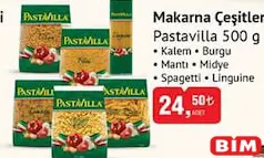 PASTAVİLLA MAKARNA ÇEŞİTLERİ 500 G